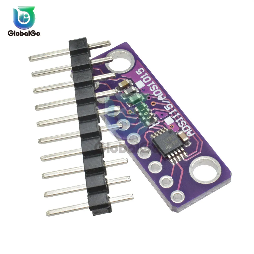I2C ADS1015 16 бит АЦП модуль с программируемый усилитель 2V to 5V аналого-цифрового