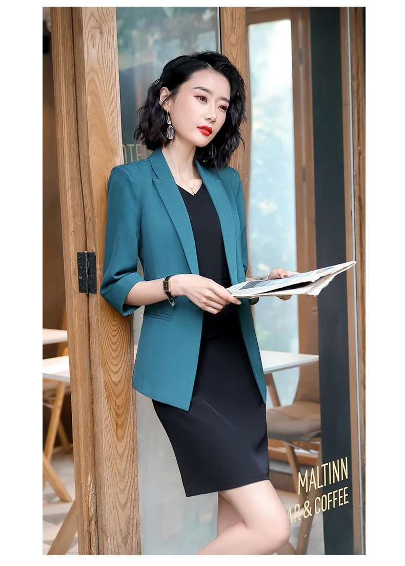 Женский формальный пиджак красный деловой костюм комплект из платья и куртки