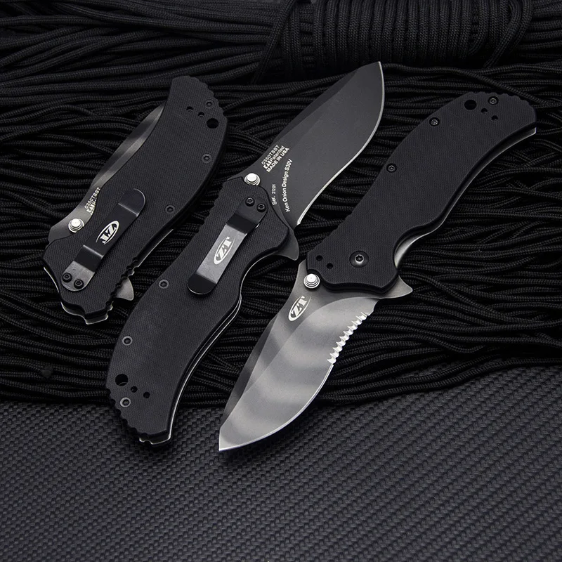 Карманный складной нож TUNAFIRE ZT0350 тактический с шарикоподшипником лезвие S30V