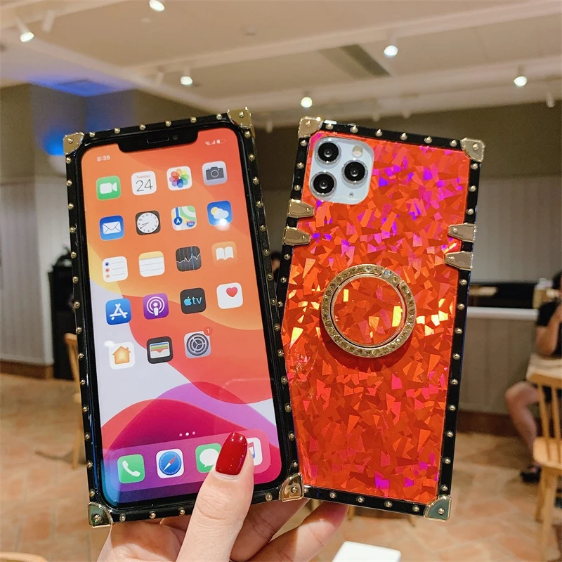 

Fashion Glitter Shining Phone Cases For iPhone 12 11 Pro XR XS Max Bling silicone Soft cover For Samsung Galaxy S20 S10 9 NOTE10