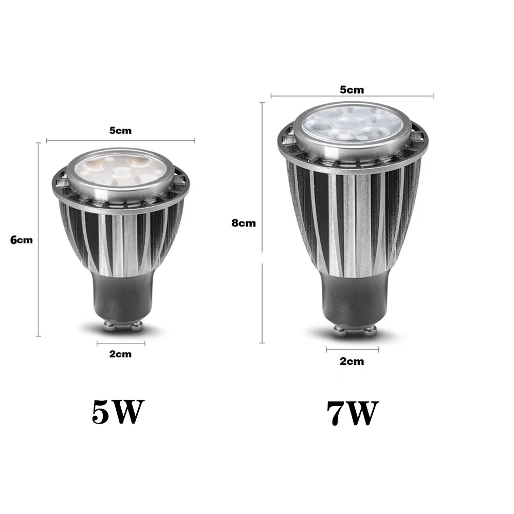 Bombilla Led empotrada GU10 para sala de estar, foco de luz Led reemplazable, montado en superficie, 110/220V