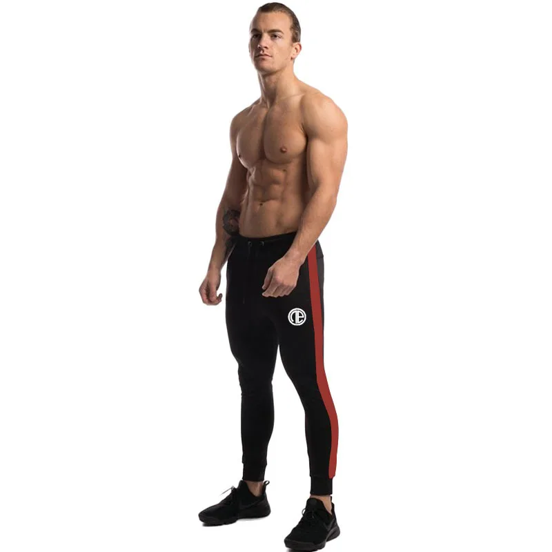

Skinny Joggers Pants Men Running Sweatpants Cotton Track Pants Gym Fitness Sports Trousers Male Bodybuilding Training Bottoms
