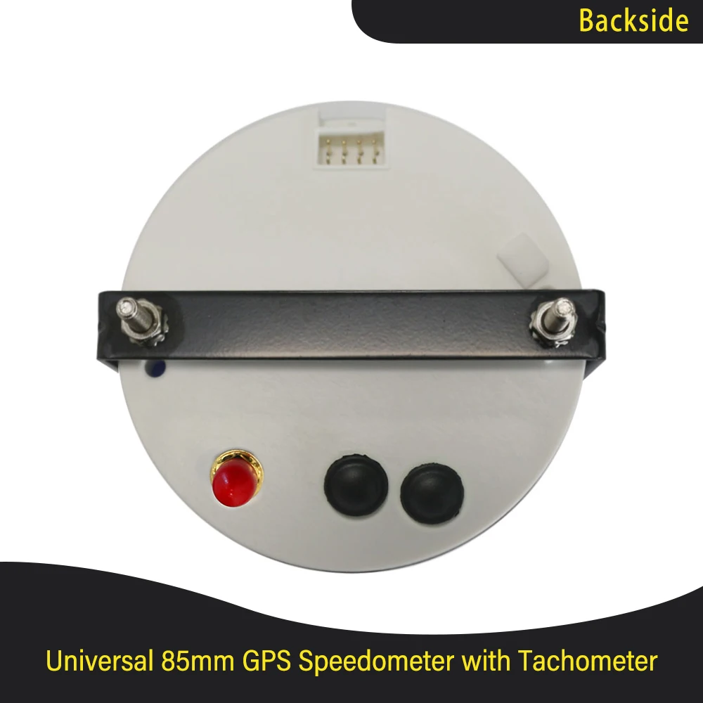 Водонепроницаемый 85 мм 0-200 км/ч GPS Спидометр 0-8000 об/мин Тахометр вращающийся
