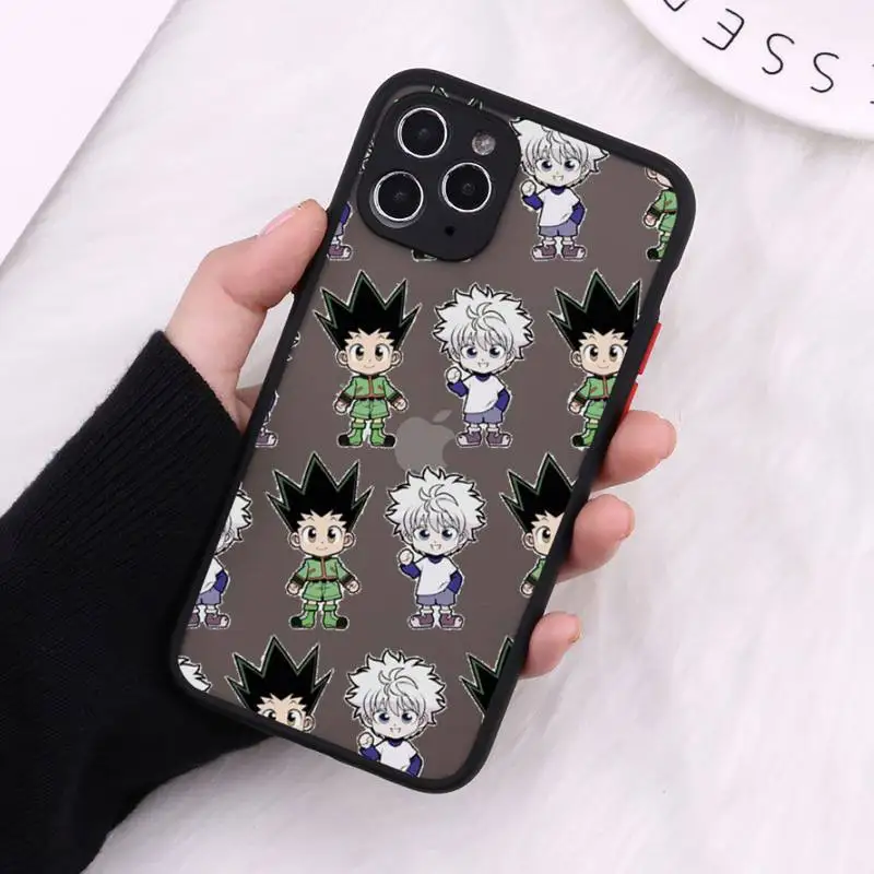 

Hisoka Anime Hunter X hunter Cute Phone Cases matte transparent For black iPhone 7 8 x xs xr 11 12 pro plus max mini