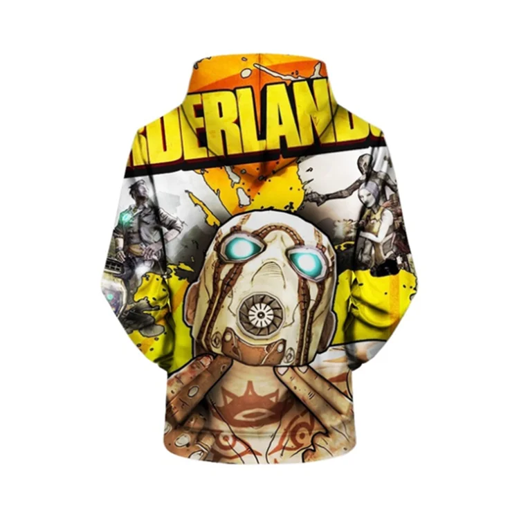 PS4 borderland 3 Hyperion Psycho костюмы borderland толстовки для косплея с 3D принтом модная мужская и женская куртка с капюшоном