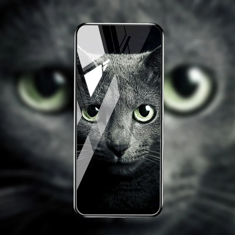 B102 3D DIY чехол из закаленного стекла для OPPO Realme X2 Pro 5 3 XT чехол силиконовый чехол OPPO F11 Pro Q X Lite 2 A5 A3s Reno Ace чехол s Coque - Color: B102