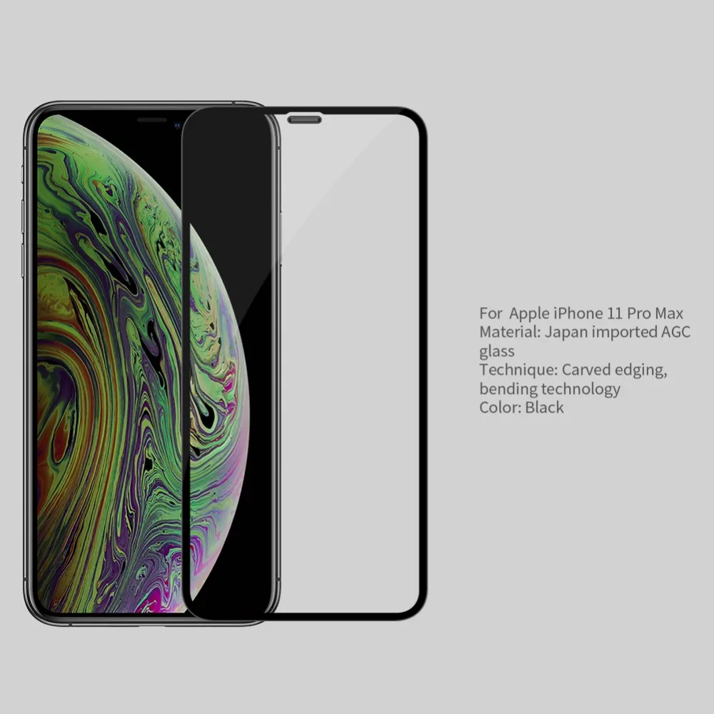 Для iPhone 11 Pro Max стекло Nillkin 3D CP+ Max полное покрытие закаленное стекло Защита экрана для iPhone XS Max XR X 8 7 Plus стекло