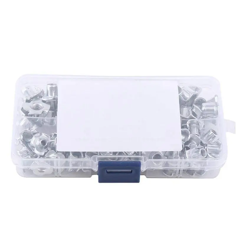 HTHL-90pcs четыре зубчатые т гайки глухая гайка с кольцевой вставкой для деревянной