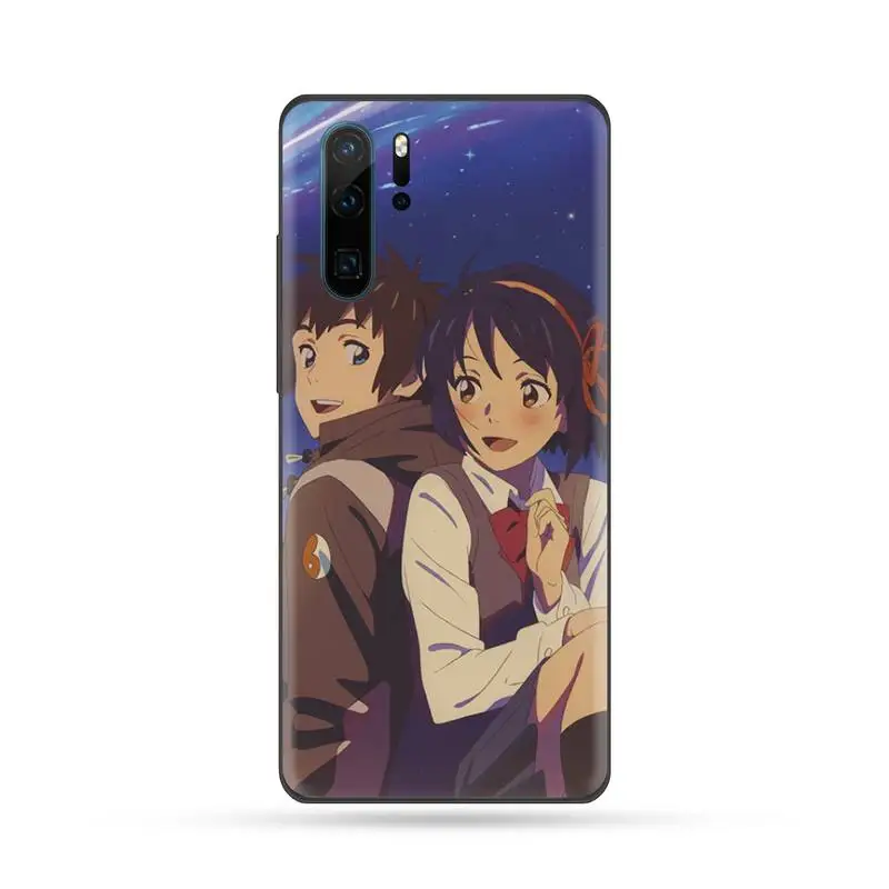 

Japanese Anime Your Name Kimi no Na wa Phone Case For Huawei Mate 9 10 20 Pro lite 20x nova 3e P10 plus P20 Pro Honor10 lite