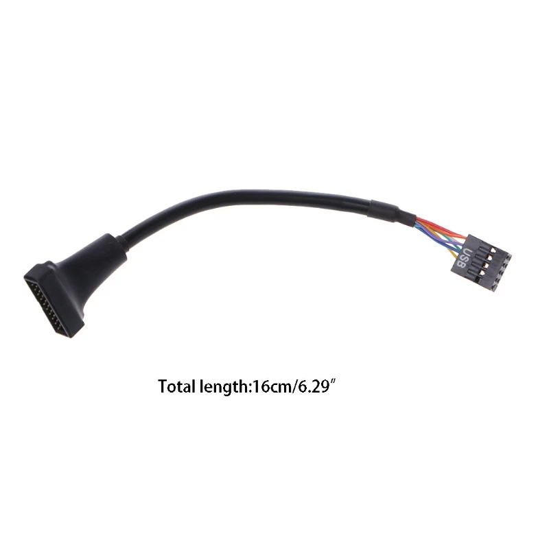 USB 2 0 9-контактный разъем Корпус "папа" в 3 20-контактный материнская плата