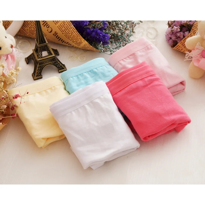 Хлопковые трусы боксеры для девочек 2 11 лет 6 шт./лот|children's underwear|panties kidschildren panties