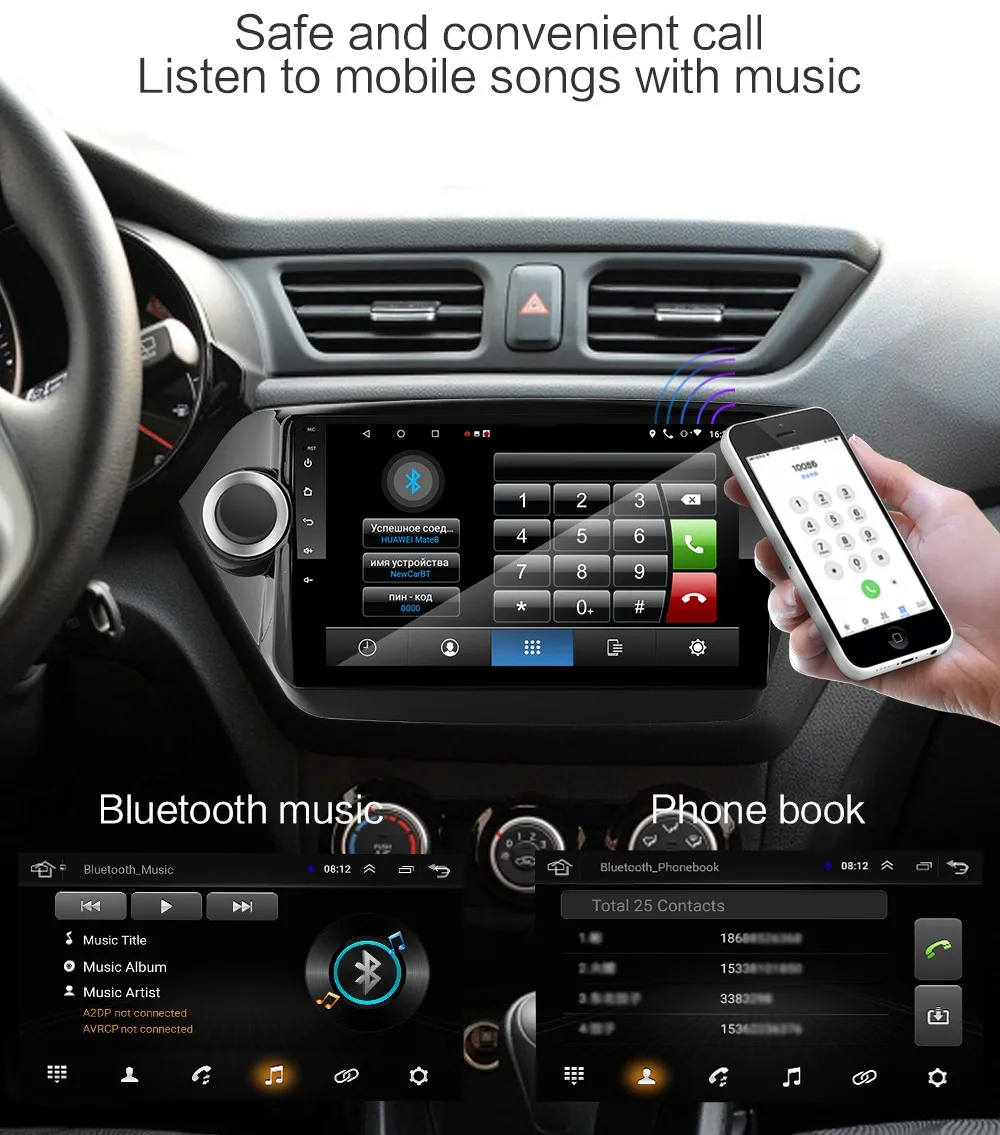 Автомагнитола для KIA RIO 3 4 2010 до автомобильный Android мультимедийный видео плеер навигация gps Bluetooth Авторадио Стерео 2 din