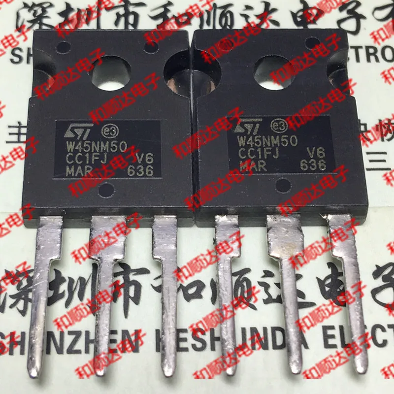 

1 шт. W47NM50 STW47NM50 TO-247 500V 45A