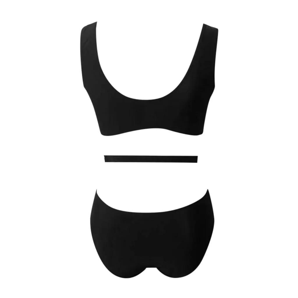 Woman Swimsuit Cover Up Women Push Swimwear Brazilian Bikini Set Halter Retro Beach Bathing Suit Biquini | Женская одежда