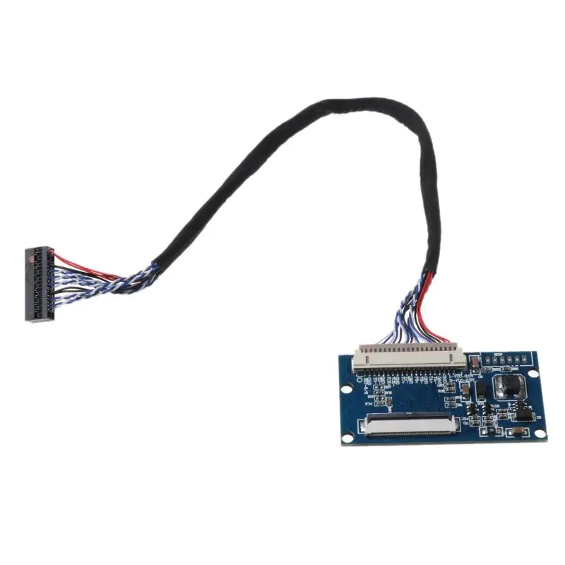 1 комплект LVDS 20 40pin TTL жк преобразователь сигналов плата для 7 10 &quotкабель ЖК панели