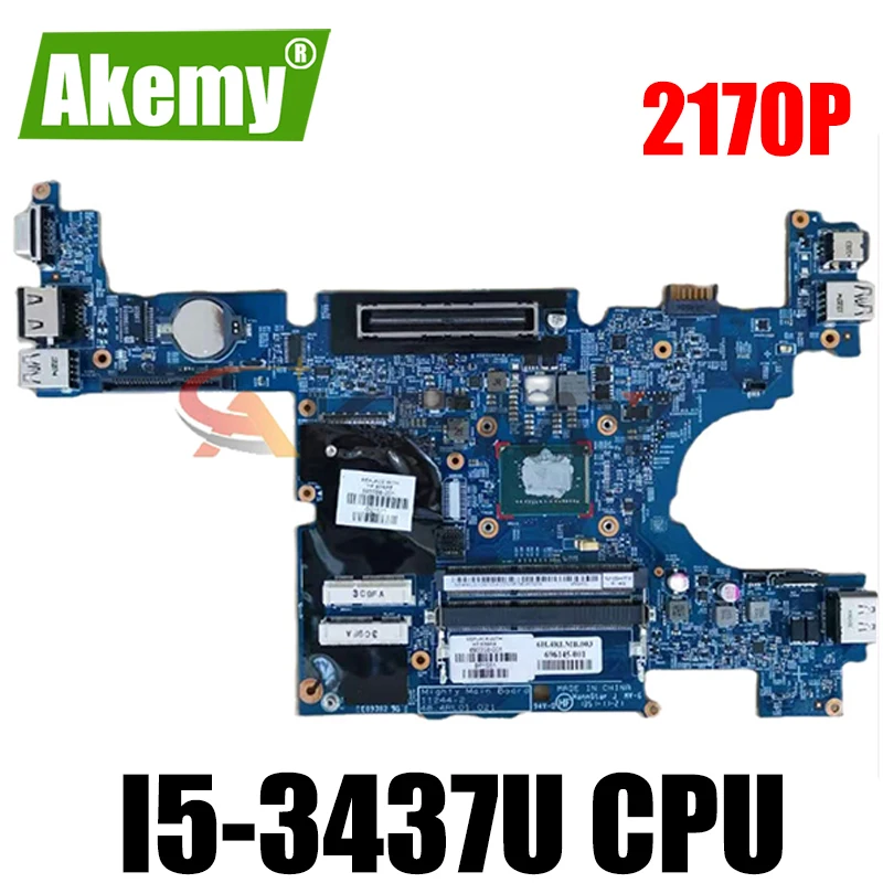 

Для HP EliteBook 2170p Материнская плата ноутбука 714519-001 714519-501 714519-601 i5-3437U SLJ8A 11244-2 48.4RL01.021 100% полностью протестирована