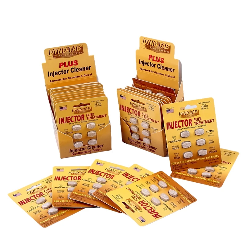 Дино таб®Плюс очиститель инжектора 6 tab карты для бензиновых и дизельных чистого