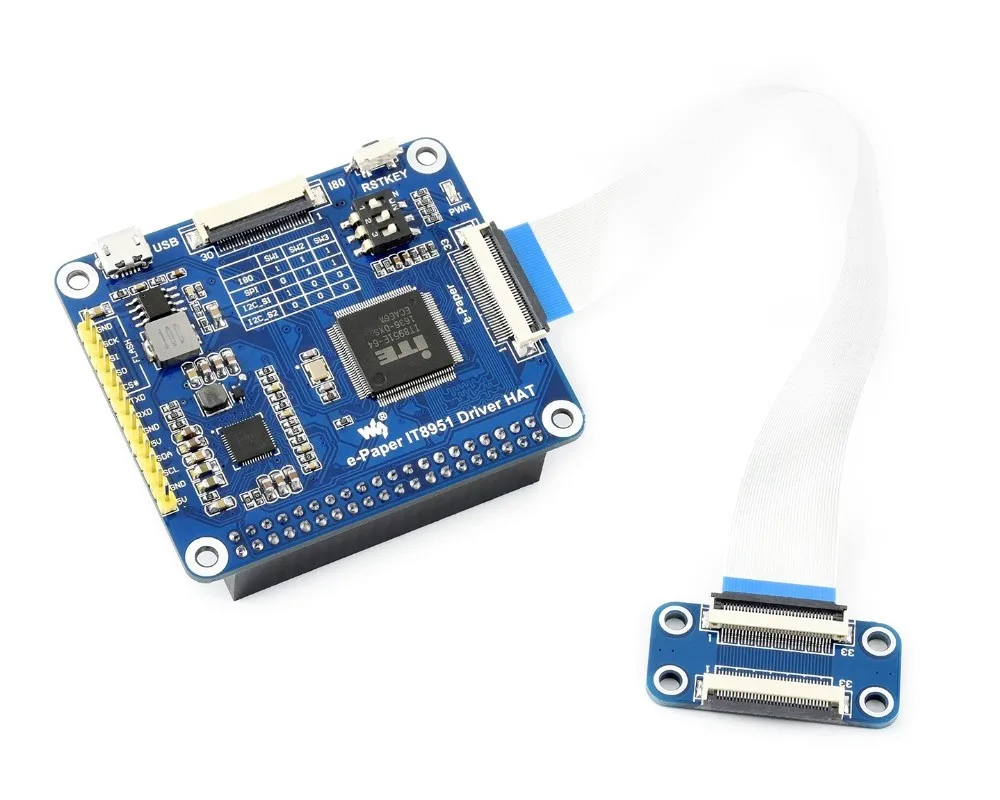 E-Ink дисплей 9 7 дюйма для Raspberry Pi Zero/Zero W/Zero WH/2B/3B/3B + e-paper с интерфейсом USB/SPI/I80 |