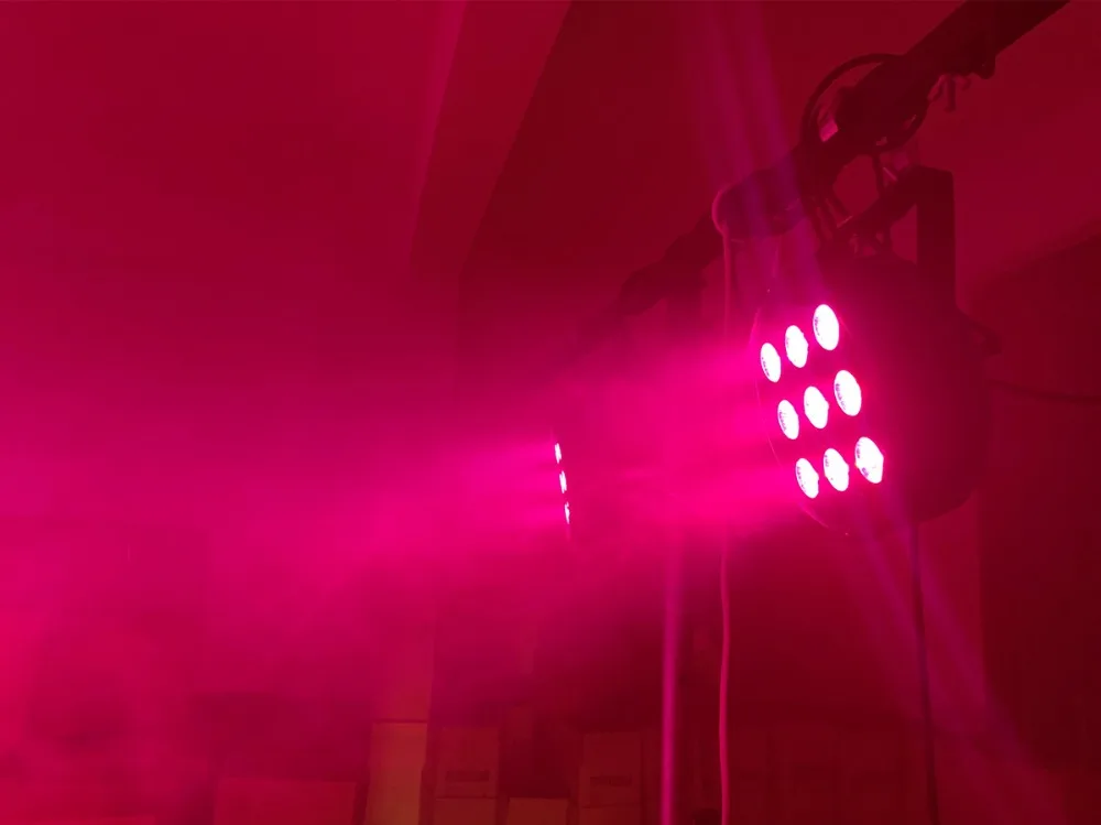 12 шт./Партия+ беспроводной пульт дистанционного управления светодиодный Par Light 9x12 Вт 4в1 светодиодный светильник сценических эффектов со сменой цвета RGBW Light