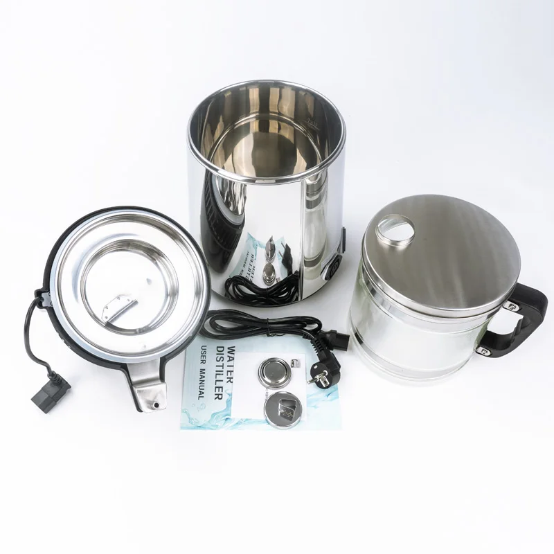 

4L Stainless Steel Water Purifier Water Purifier Household Distilled Purified Water Machine Distillation Purifier Filter 750W