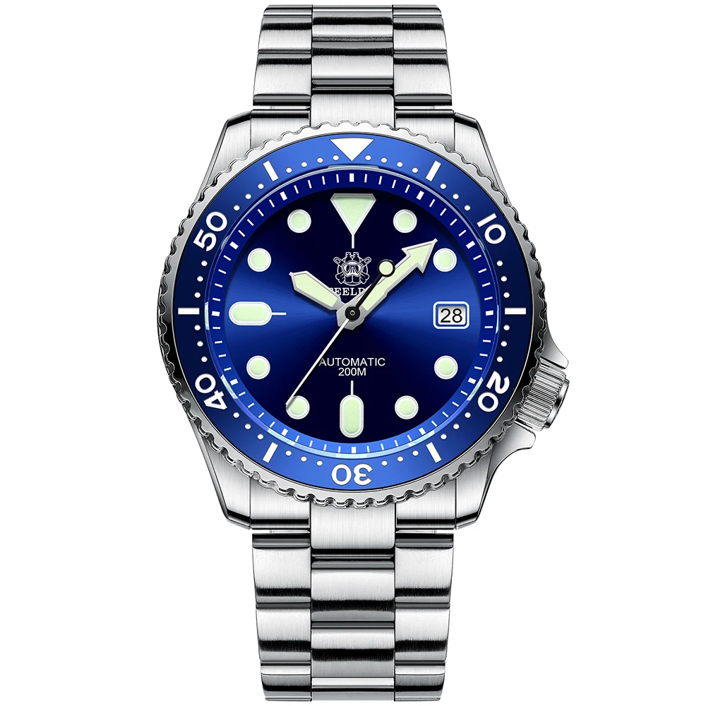 Часы STEELDIVE Diver 1996 SKX007 механические Автоматические часы NH35 сапфировые с