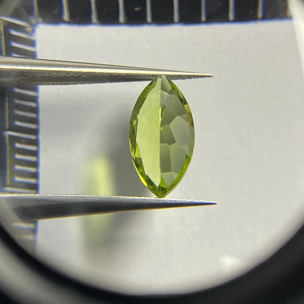 Натуральный маркиз Обрезной 6x12mm зеленый цвет 1 7 карат 100% оригинал Китай