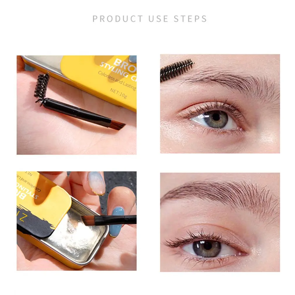

Eyebrow Styling Soap Waterproof Eyebrow Pencil Styling Soap Long-lasting Eyebrow Gel Pomade Eyebrow Soap Wax