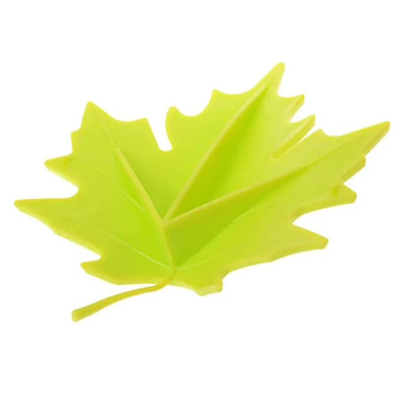 Симпатичные стильные силиконовые дверные стопоры в виде листьев Детские модели