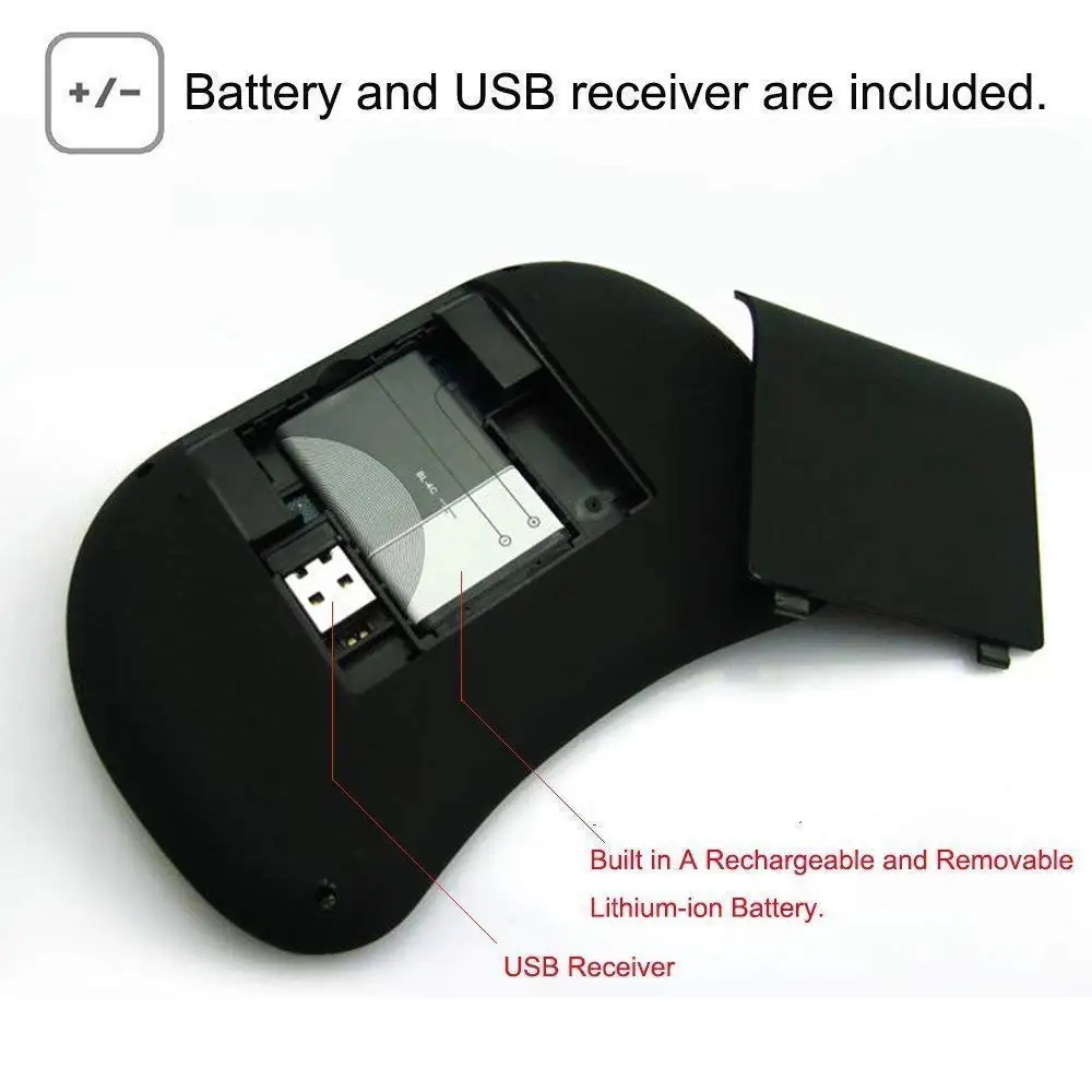 2.4G I8 Mini Keyboard Wireless Keyboard Backlit Air Mouse English Russian Spanish French Remote Control for Android TV BOX