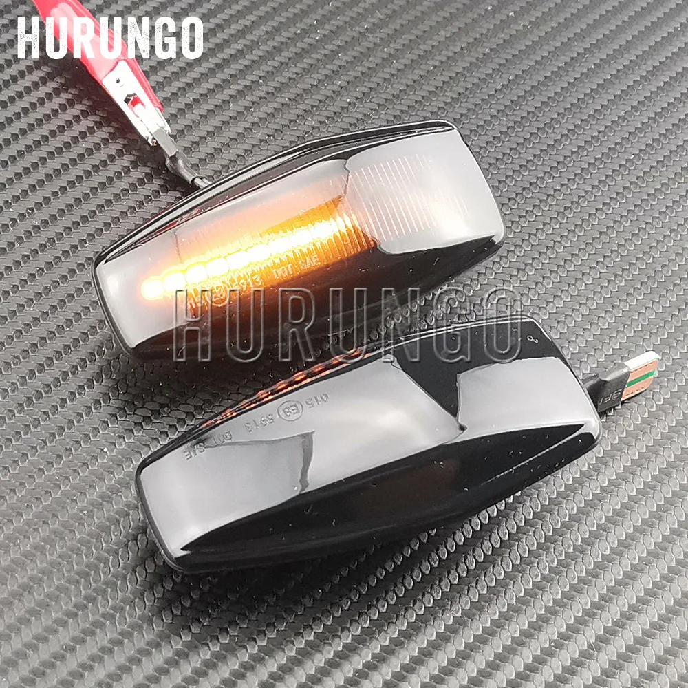 Светодиодный Динамический указатель поворота боковой габаритный фонарь для Hyundai