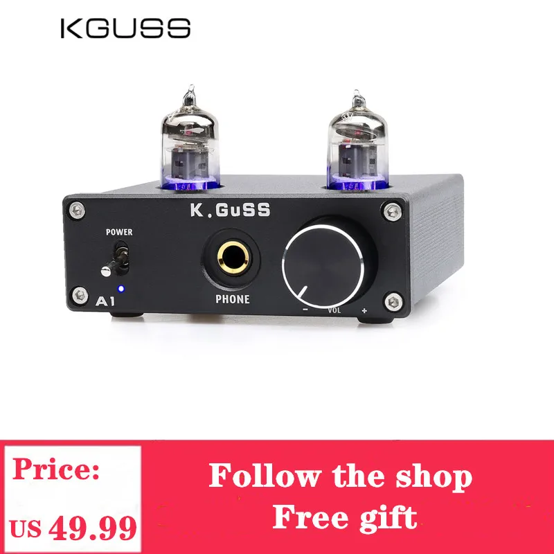 KGUSS A1 MINI 6J1 усилитель для наушников с аудиотрубкой NE5532 6K4|Усилители наушников| |