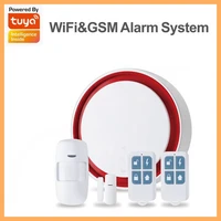 Hot Sales GSM Flash Strobe Security Alarm System 110 dB Sound & Light SIM Card GSM Burglar For Smart Home