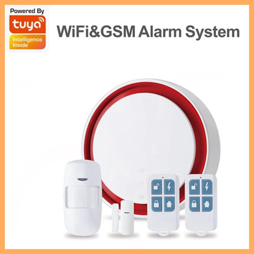 Hot Sales GSM Flash Strobe Security Alarm System 110 dB Sound & Light SIM Card Burglar For Smart Home | Безопасность и защита