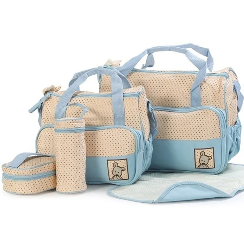 5 шт./компл. подгузники с сумкой подходят для мам детская корзина подгузник
