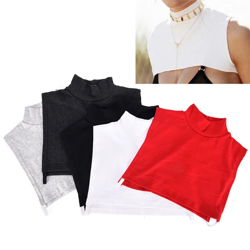 Женский воротник хомут мягкий Съемный Высокий Женская одежда Аксессуары 1 шт.| |