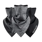 Зимний мужской шарф, Осенние ветрозащитные теплые шарфы на половину лица, велосипедная многофункциональная бандана для защиты ушей, Светоотражающая повязка на голову