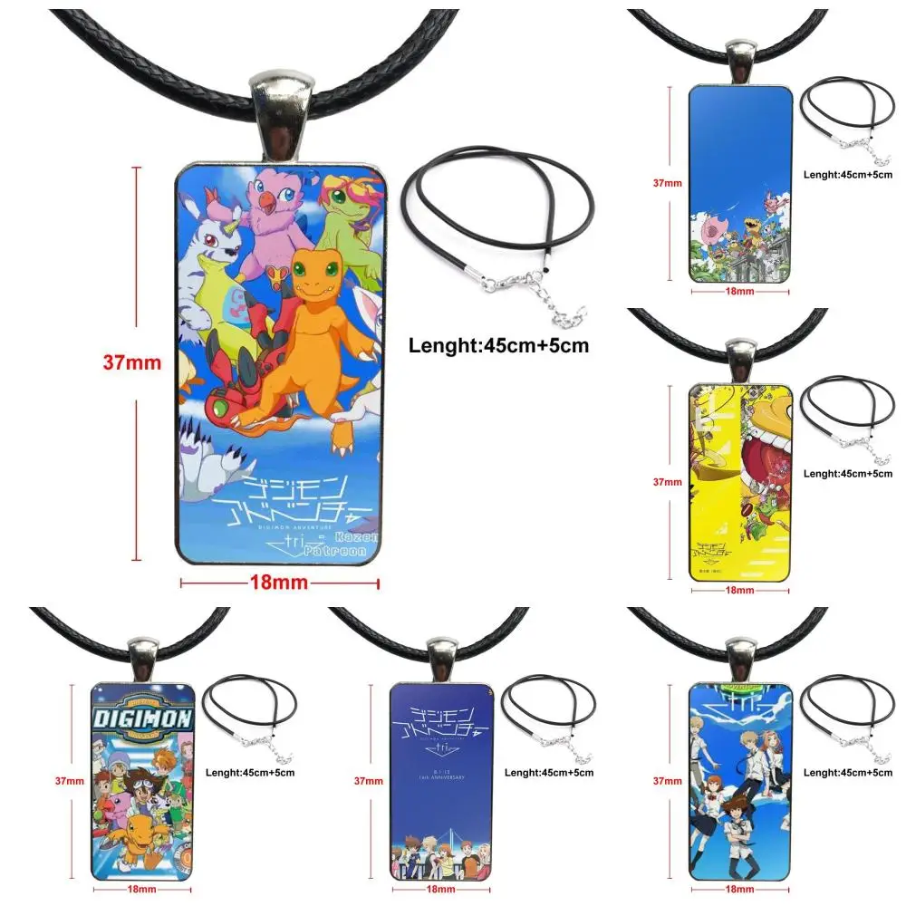 Мультяшные Digimon Приключения три дизайна Модные Винтажные стеклянные женские