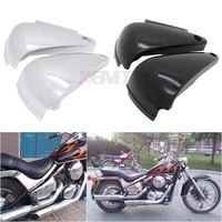 motorcycle abs plastic battery covers side frame protection for kawasaki vulcan 400 800 vn400 vn800 a b e classic drifter