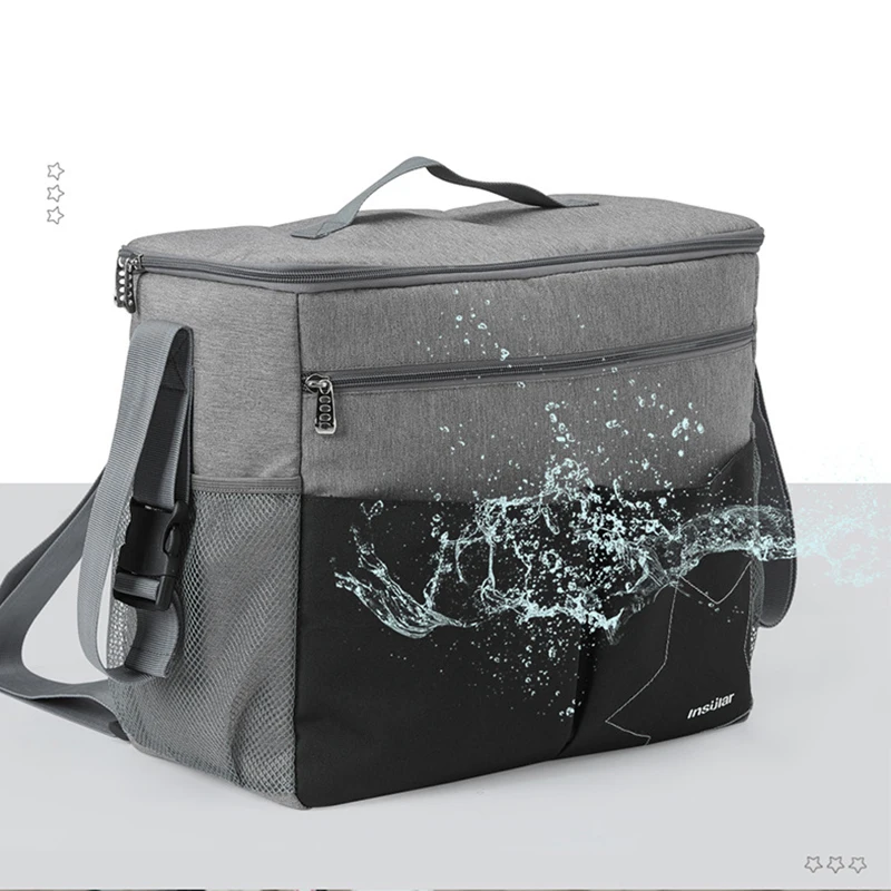 Изолированная сумка для подгузников мам вместительная многофункциональная