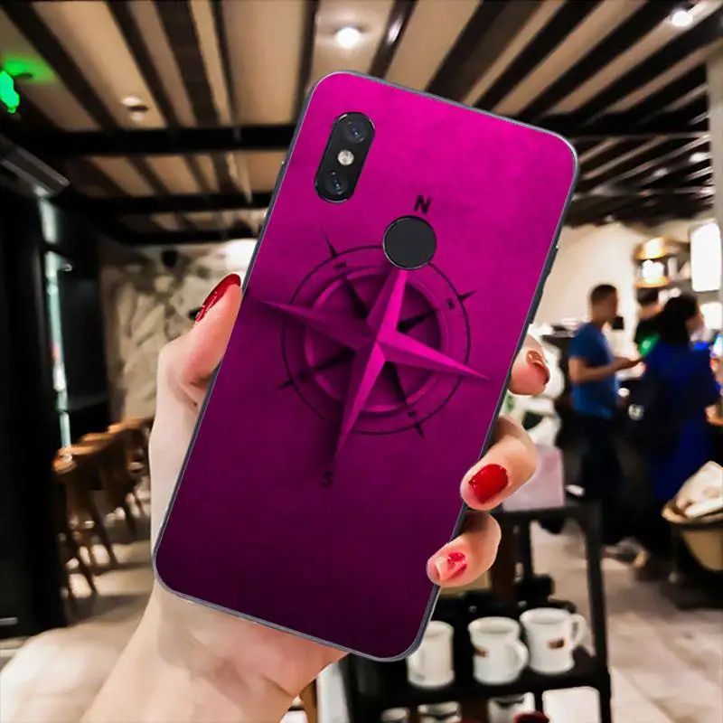 

YNDFCNB Retrograde Phone Case for xiaomi mi 5 6 A2 A2lite A1 9 9SE 8Lite 8explorer Pocophone F1 Black soft TPU cove fundas