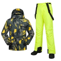 winter ski suit for men warm windproof waterproof outdoor sports snow jackets and pants male snowboard wear snowboard coat set