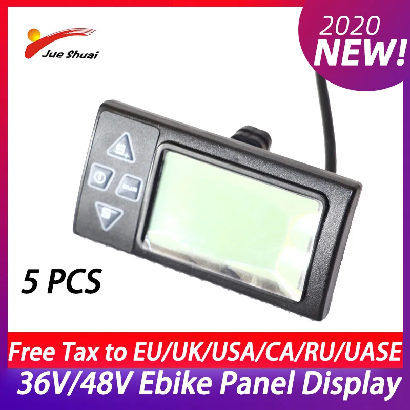 Водонепроницаемый ЖК-дисплей для электровелосипеда JS 36 В/48 в 5 уровней панель