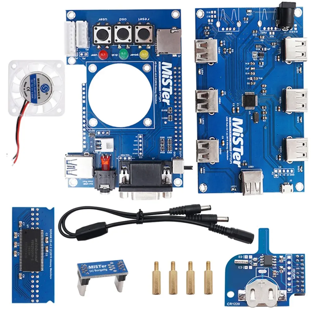 

Manual Welding Mister-USB Hub v2.1 Board For Mister FPGA 7 USB Ports IO Board for Terasic DE10-Nano Accessories