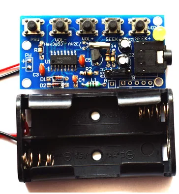 RDA5807 DIY электронные наборы беспроводной стерео FM радиоприемник Модуль PCB 76 МГц-108