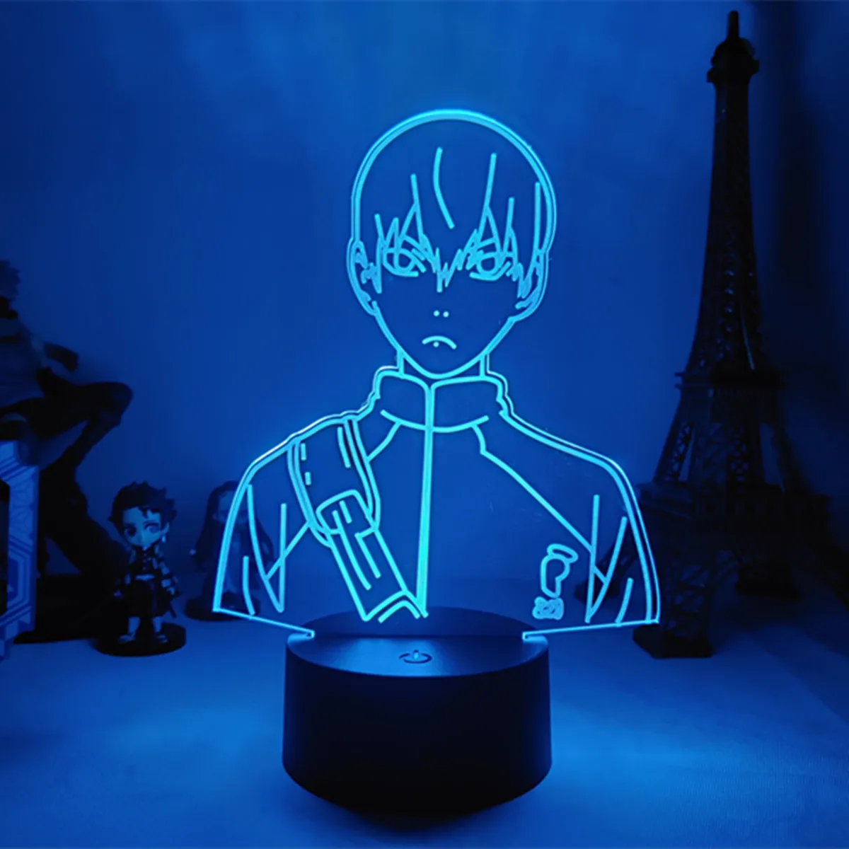 

Anime 3D Lamp Figure Haikyuu Kenma Kozume Volleyball USB Light Night Light For ChildrenValentines Day Gift Table Decor Otaku Gi