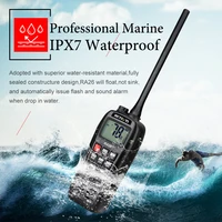 Retevis RA26 Portable VHF Marine Radio Floating Walkie Talkie Waterproof IP67 Vibration Water Draining Long Range VHF Radio