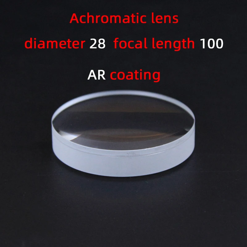 

Diameter28 Focal length100 achromatic lens factory custom telescope lens magnifier various sizes