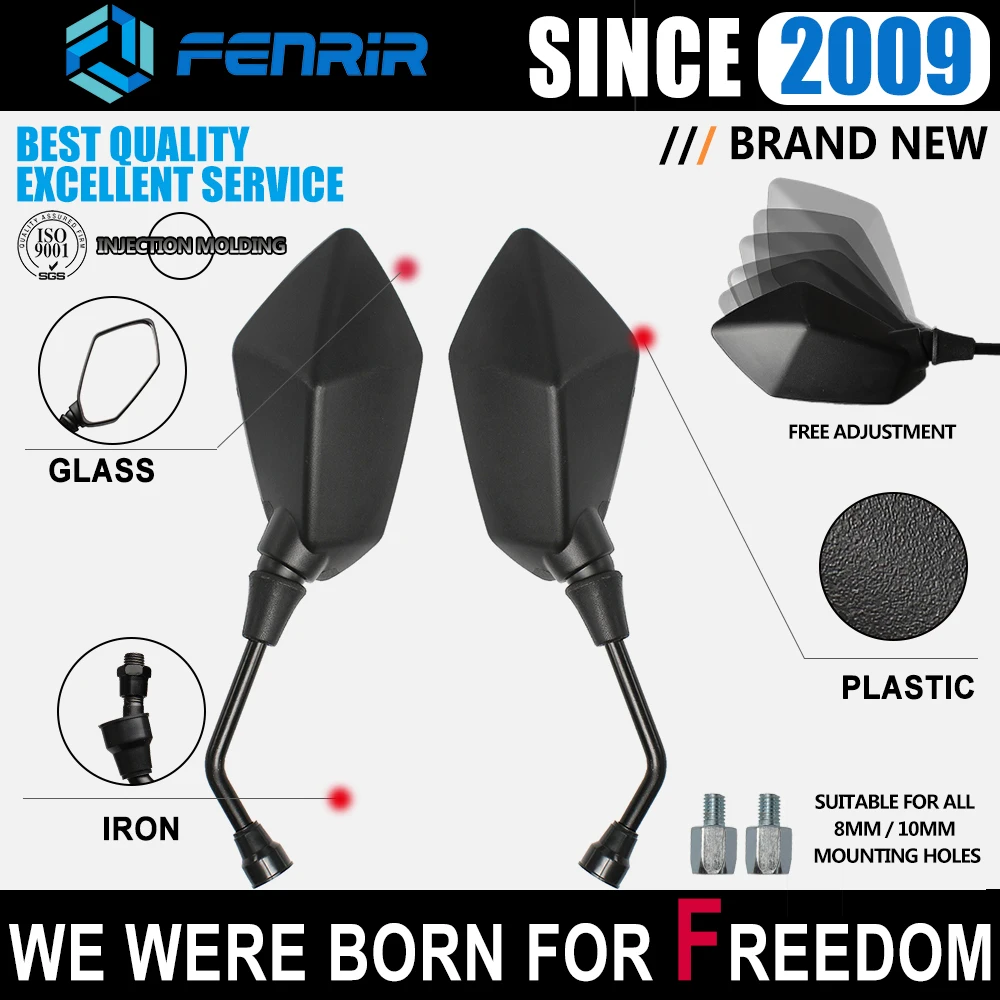 

ATV Mirror for Kawasaki Honda Suzuki Yamaha Kawasaki CFMOTO CFORCE Polaris Sportsman Ruhman Scrambler Outlaw Phoenix Cam-Am