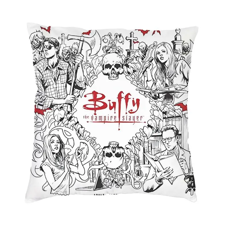 

Чехол-наволочка с ужасом и ведьмой, 40 х40 см