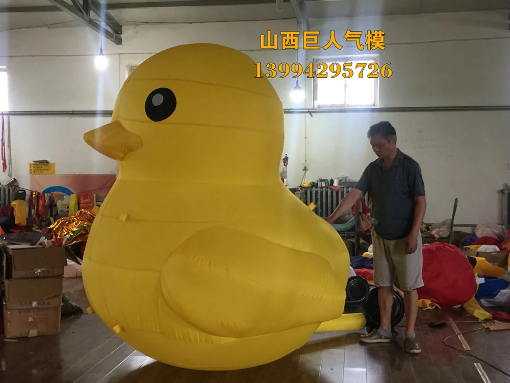 

Hot sale inflatable duck model cartoon air mold factory customization